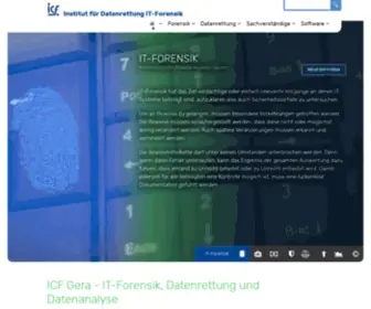 Datenrettung-IT-Forensik.de(ICF Gera) Screenshot