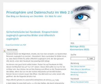 Datenschutzberatung.org(Privatsphäre) Screenshot