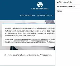 Datenschutzpartner.eu(EU-Datenschutz-Vertretung gemäss Art) Screenshot