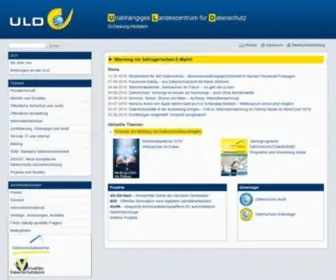 Datenschutzzentrum.de(ULD) Screenshot