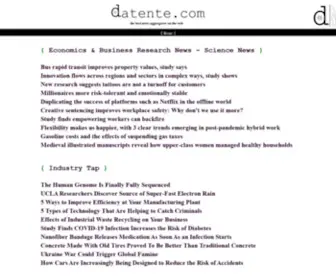 Datente.com(The best news aggregator on the web) Screenshot