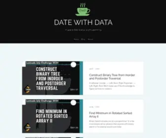 Datewithdata.co.in(Data science) Screenshot