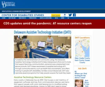 Dati.org(Delaware Assistive Technology Initiative (DATI)) Screenshot