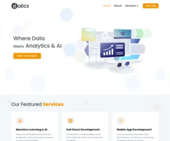 Datics.ai(Natural Language Processing (NLP)) Screenshot