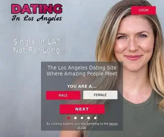 Dating-IN-Losangeles.com(The Los Angeles Dating site) Screenshot