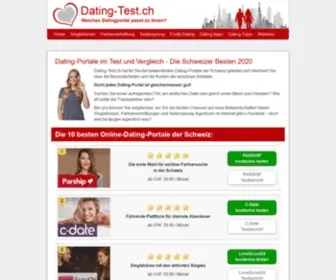 Dating-Test.ch(Dating-Portale im Test und Vergleich) Screenshot