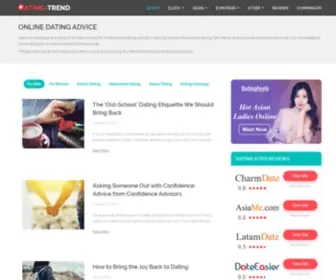 Dating-Trend.com(Top Online Dating Advice) Screenshot