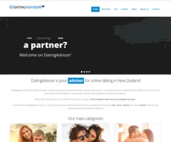 Datingadvisor.co.nz(Online dating in New Zealand) Screenshot