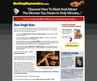 Datingdynamics.com(Dating Advice For Men) Screenshot
