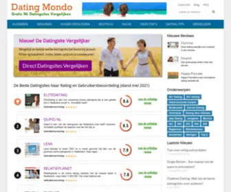 Datingmondo.com(Datingsites Vergelijken) Screenshot