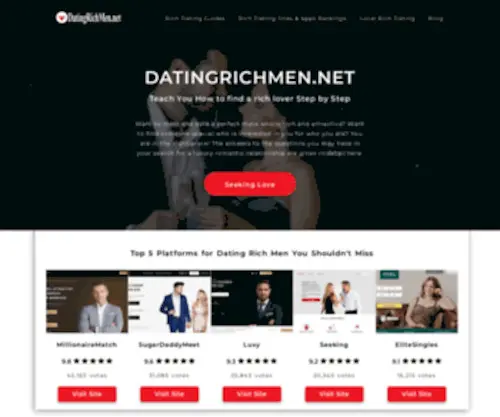Datingrichmen.net(Dating Rich Men) Screenshot