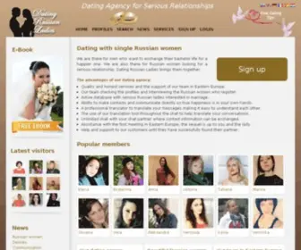 Datingrussianladies.com(Meet Russian women for marriage) Screenshot