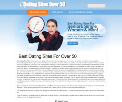 Datingsitesover50.com(Datingsitesover 50) Screenshot