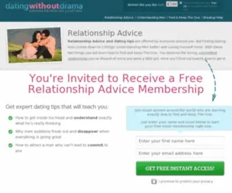 Datingwithoutdrama.com(Relationship Advice) Screenshot