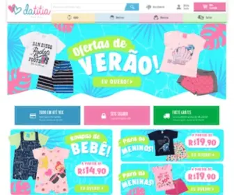 Datitia.com.br(Loja de Roupa Infantil Online) Screenshot