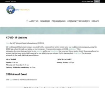 Datminyan.org(DAT Minyan) Screenshot