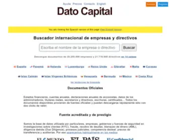 Datocapital.co.cr(Buscador de empresas y directivos de Costa Rica) Screenshot