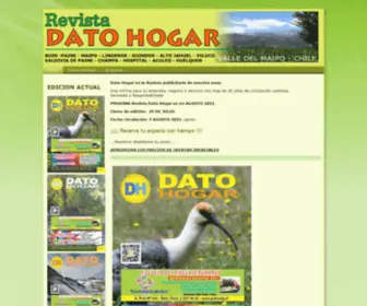 Datohogar.cl(Revista Dato Hogar Buin) Screenshot