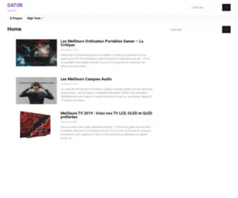 Dator.fr(Dator Blog) Screenshot