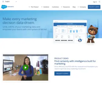 Datorama.com(Marketing Cloud Intelligence) Screenshot