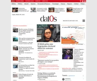 Datos-BO.com(Home) Screenshot