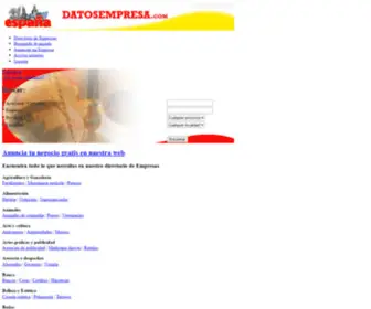 Datosempresa.com(Tu directorio de Empresas y Profesionales en la web) Screenshot
