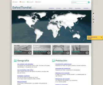 Datosmundial.com(El mundo en números) Screenshot