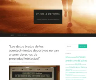 Datosydeporte.com(Datosydeporte) Screenshot