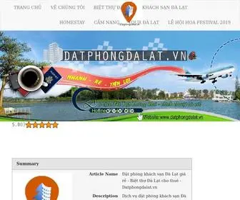 Datphongdalat.vn(Review đặt phòng khách sạn Đà Lạt giá rẻ và biệt thự cho thuê nguyên căn) Screenshot