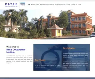 Datre.com(Best Steel Castings Manufacturer in India) Screenshot