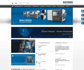 Datron.de(DATRON offers you the solution for your individual requirements) Screenshot