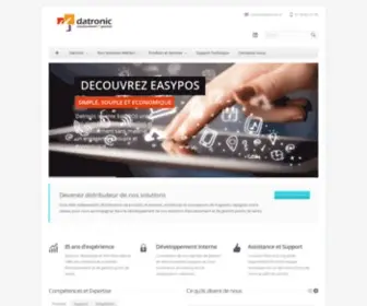 Datroniconline.fr(Encaissement et gestion point de vente) Screenshot
