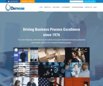 Datrose.com(Business Process Automation & Outsourcing) Screenshot