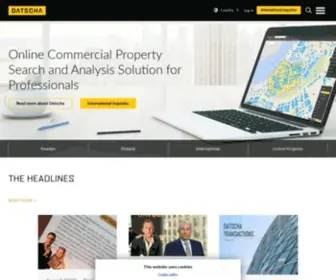 Datscha.com(Commercial Property Search for professionals) Screenshot