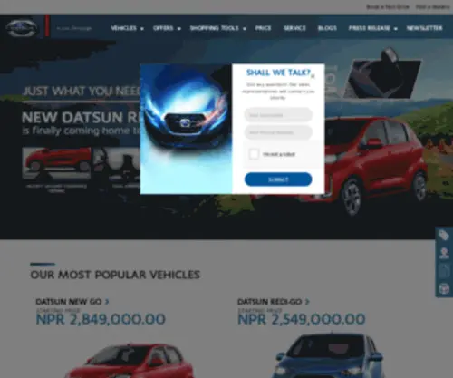 Datsun-Nepal.com(Datsun Nepal) Screenshot