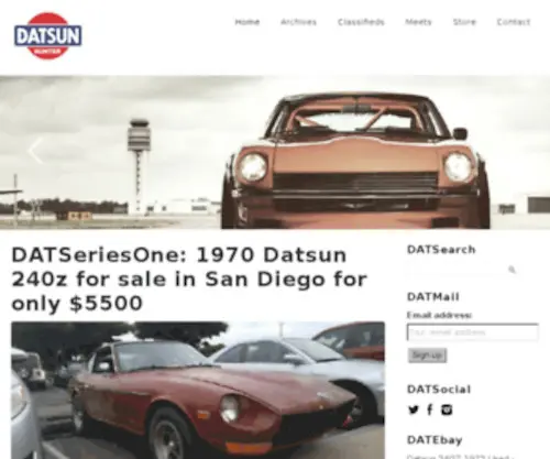 Datsunhunter.com(Datsun Hunter) Screenshot