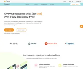 Datsy.io(AI powered Customer engagement platform on SaaS) Screenshot