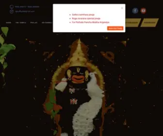 Dattaanjaneya.org(Sri Datta Anjaneya Temple) Screenshot