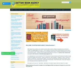 Dattanibookagency.in(Bookstore Perfumery books) Screenshot