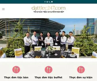 Dattiec247.com(Đặt Tiệc 247) Screenshot