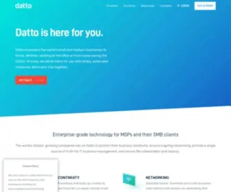 Dattobackup.com(Business Continuity) Screenshot