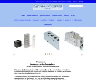 Datum-Manifolds.com(Hydraulic Manifolds) Screenshot