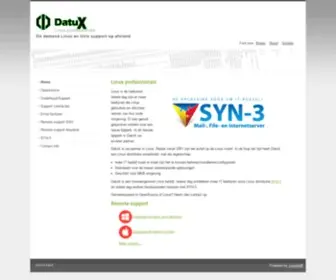 Datux.nl(Linux professionals and remote support) Screenshot