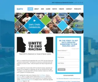 Datv.org(Dayton Access Television) Screenshot