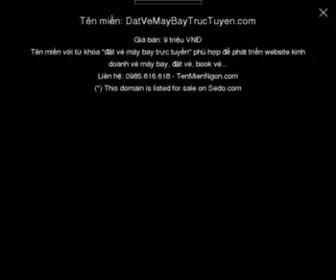 Datvemaybaytructuyen.com(Datvemaybaytructuyen) Screenshot
