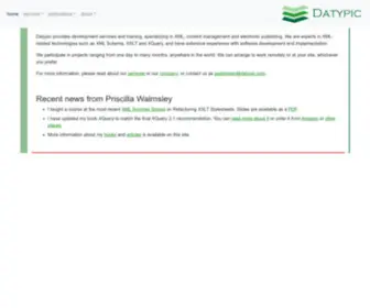 Datypic.com(Datypic, Inc) Screenshot