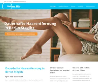 Dauerhafte-Haarentfernung-Berlin-Steglitz.de(Dauerhafte Haarentfernung in Berlin Steglitz) Screenshot