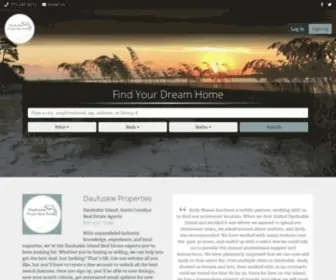 Daufuskieproperties.com(Daufuskie Properties Realty) Screenshot