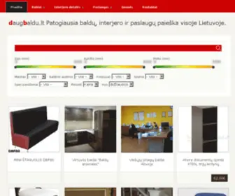 Daugbaldu.lt(Baldų) Screenshot