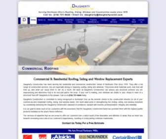 Daughertyconst.com(Daugherty Construction Cleveland Ohio &amp;dash) Screenshot